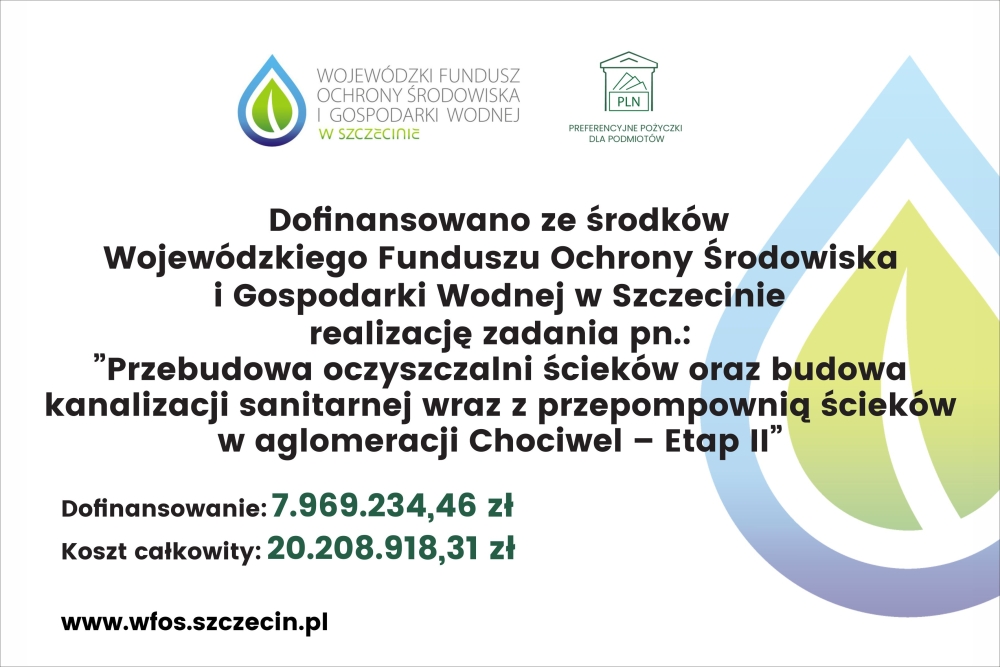 Informacja o udzielonej pożyczce z WFOŚiGW w Szczecinie